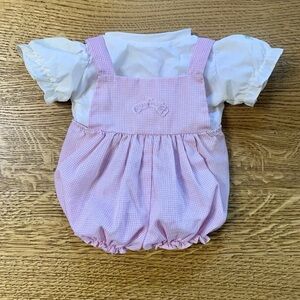 Vintage Cabbage Patch Kids Doll VHTF Rare Checkered Gingham Romper